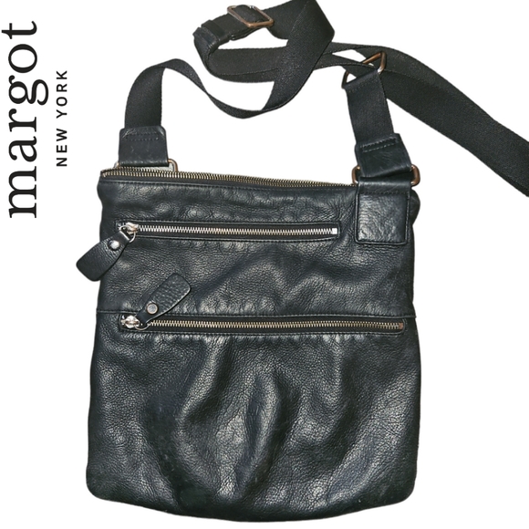 Large Margot Leather Crossbody Bag - Picture 1 of 10